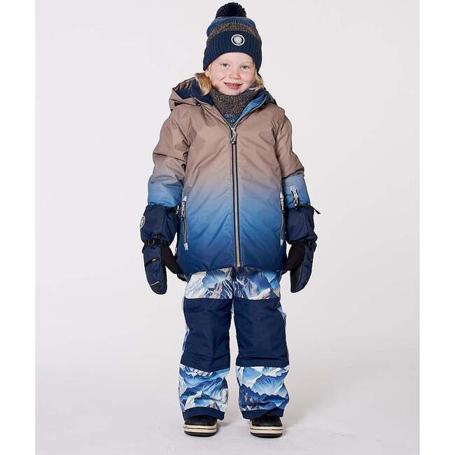 Two-Piece Play Snowsuit, Blue Mountains - Snowsuits - 4