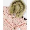 One-Piece Baby Snug Snowsuit Designed for Car Seat, Pink Mini Flowers - Snowsuits - 5 - thumbnail