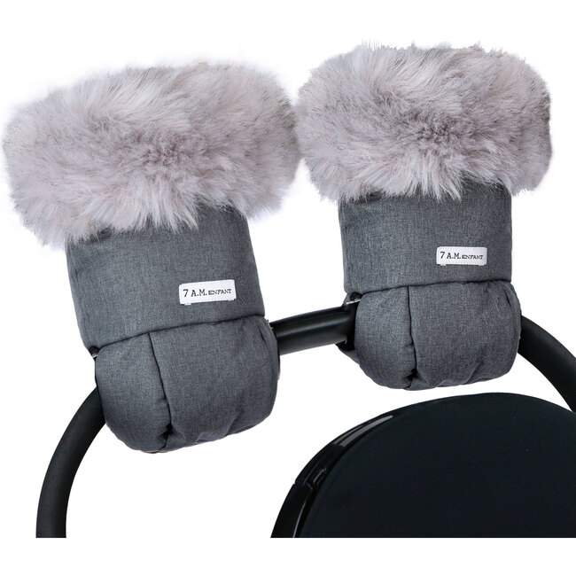 Warmmuffs, Heather Grey Tundra