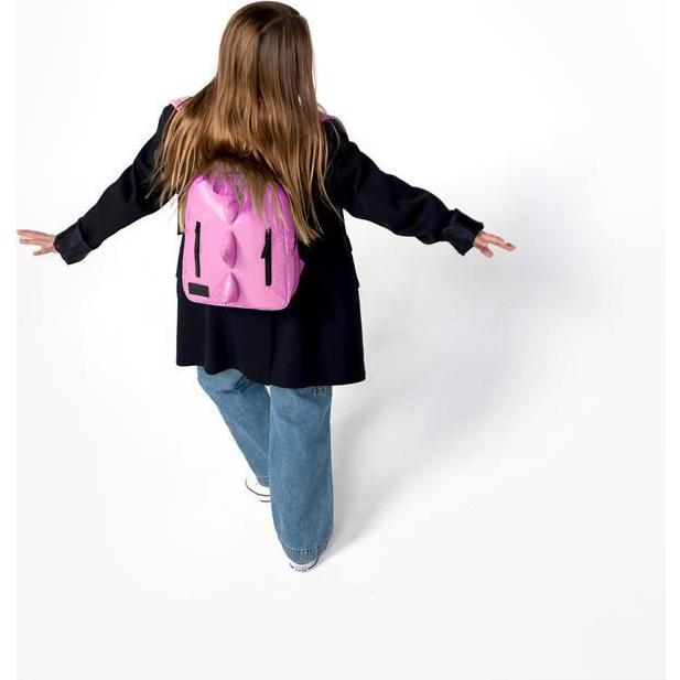 Mini Dino Backpack, Hot Pink