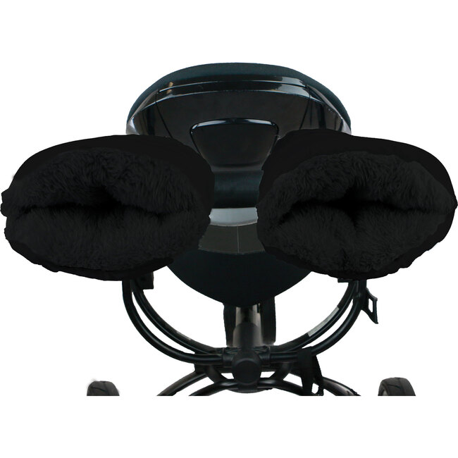 Warmmuffs, Black Plush