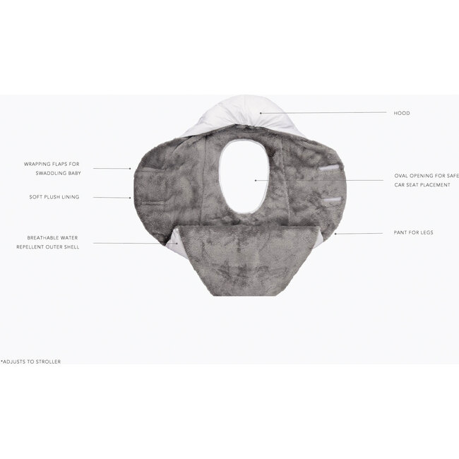 Nido Winter Infant Wrap, Stella Grand - Stroller Accessories - 3