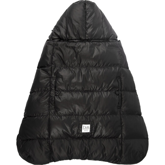 K-Poncho Heavyweight Carrier Cover, Black Plush
