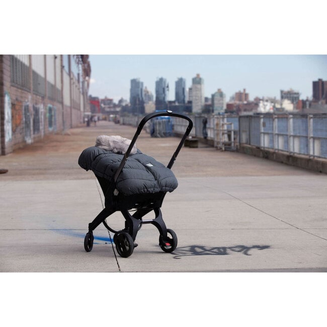 Car Seat Cocoon, Heather Grey - Car Seat Accessories - 7