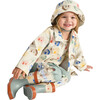 House Print Rain Boots, Teal - Rain Boots - 3 - thumbnail