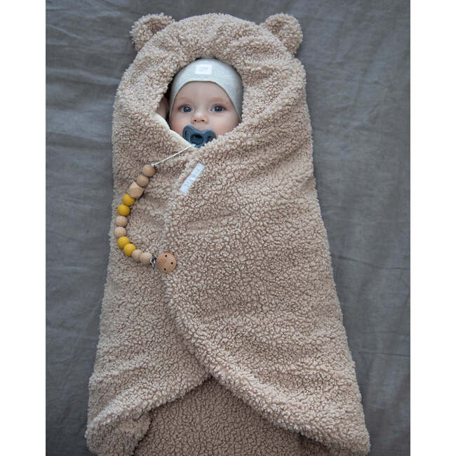 NidoBebe Wrap, Oatmeal Teddy - Swaddles - 2