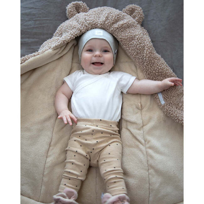NidoBebe Wrap, Oatmeal Teddy - Swaddles - 4