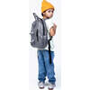 Midi Dino Backpack, Graphite - Backpacks - 2 - thumbnail