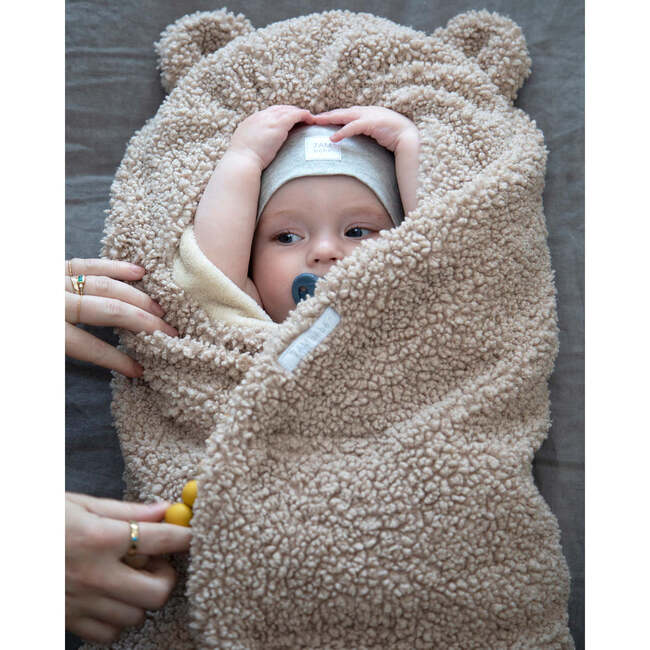 NidoBebe Wrap, Oatmeal Teddy - Swaddles - 6
