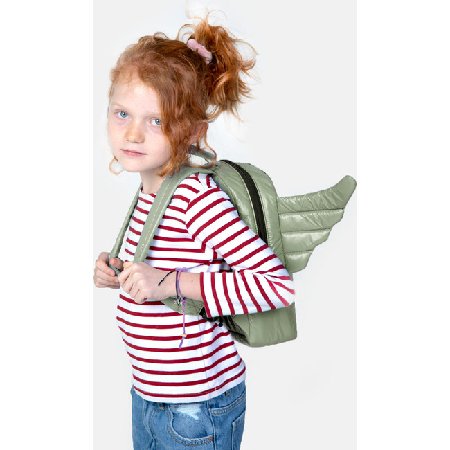Mini Wings Backpack, Matcha - Backpacks - 4