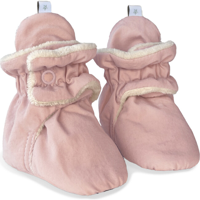 Airy Baby Booties With Anti-Slip Grip Soles, Cameo