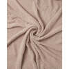 Fuzzy Cushy Ribbed Blanket, Pecan - Blankets - 2 - thumbnail