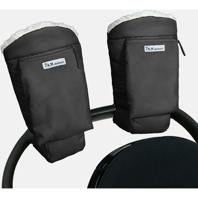 Fluffy Warmmuffs Oslo, Black