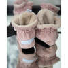 Airy Baby Booties With Anti-Slip Grip Soles, Cameo - Booties - 7 - thumbnail
