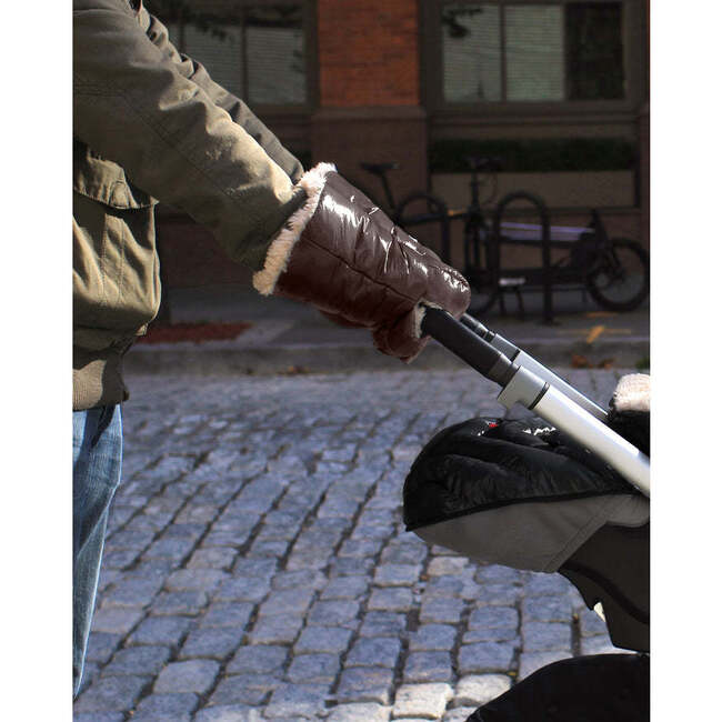 Fluffy Warmmuffs Polar, Brown Polar