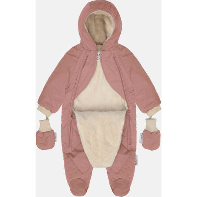 Bebe Benji Snowsuit, Rose Dawn Quilted