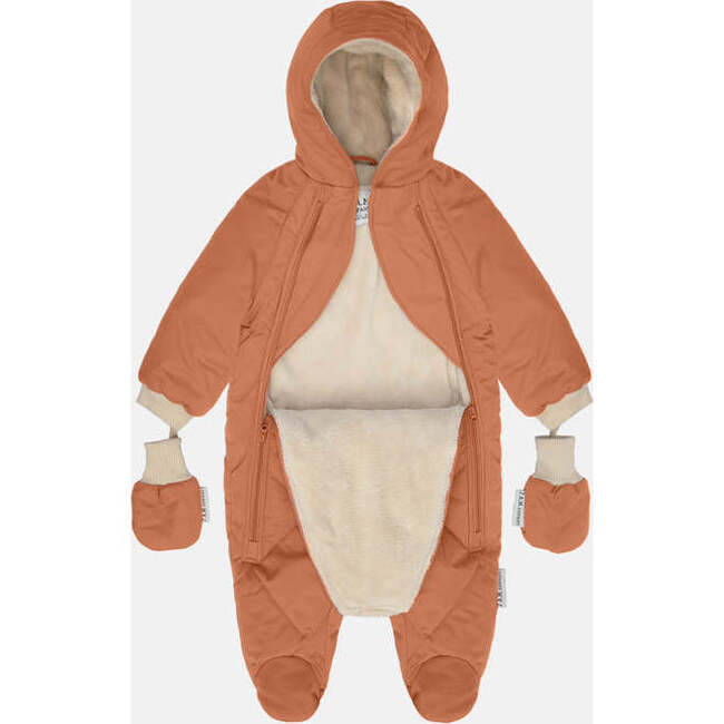 Bebe Benji Snowsuit, Spice Quilted