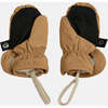 Benji Slip-On Mittens, Cognac - Gloves - 2 - thumbnail