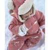 Bebe Benji Snowsuit, Rose Dawn Quilted - Snowsuits - 3 - thumbnail