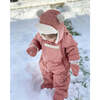 Bebe Benji Snowsuit, Rose Dawn Quilted - Snowsuits - 4 - thumbnail