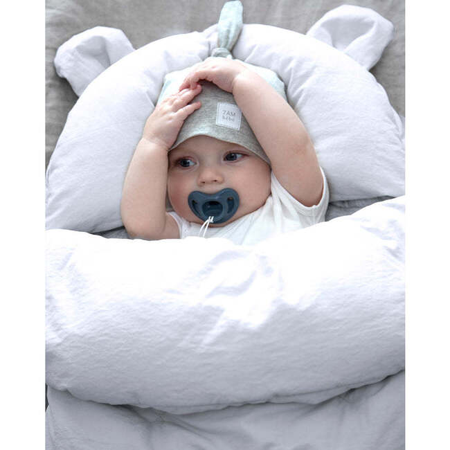 BebePOD Airey Detachable Cover Sleep Pod, Whisper White - Stroller Accessories - 4