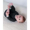 Baby Hug Me Leggings, Black Melange - Leggings - 5 - thumbnail