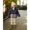 Roll Me Jacket, Mystic Blue Lilac - Puffers & Down Jackets - 6 - thumbnail