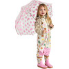 Tree Print Rain Boots, Beige - Rain Boots - 6 - thumbnail