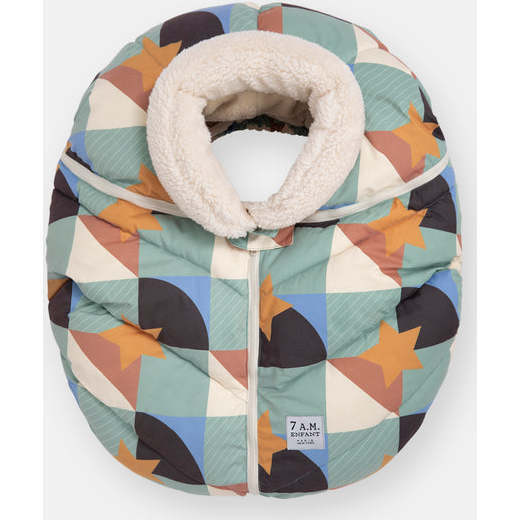 Print Zipped Puffy Car Seat Cocoon, Copenhagen
