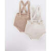 Cross Back Suspender Bloomers, Pecan - Bloomers - 4 - thumbnail