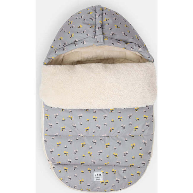 BenjiPOD Floral Print Zipped Footmuff, Autumn Blossom - Stroller Accessories - 1