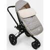 BenjiPOD Floral Print Zipped Footmuff, Autumn Blossom - Stroller Accessories - 2 - thumbnail