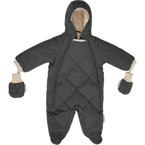 Benji Snowsuit Bebe, Smokey Grey Quilted