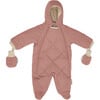 Benji Snowsuit Bebe, Rose Dawn Quilted - Snowsuits - 1 - thumbnail