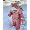 Benji Snowsuit Bebe, Rose Dawn Quilted - Snowsuits - 2 - thumbnail