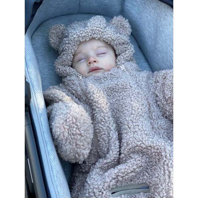 Teddy Bunting Bébé, Oatmeal - Rompers - 5