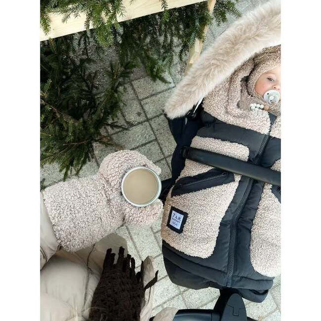 Teddy Appliqué Blanket 212 Evolution, Oatmeal - Stroller Accessories - 11