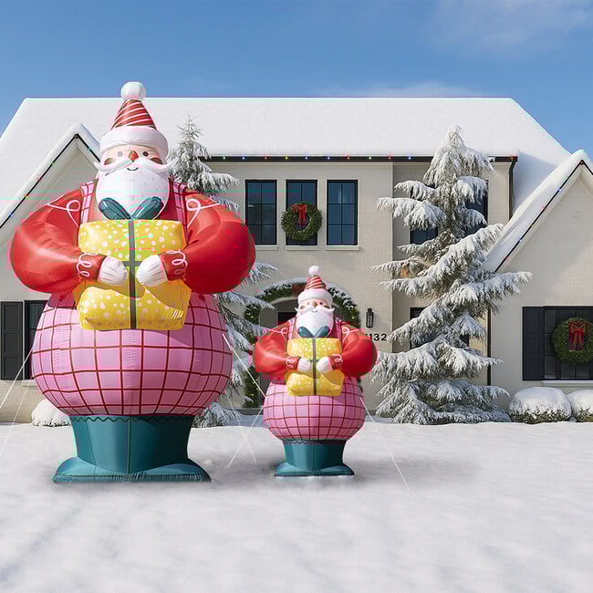 20ft Santa Inflatable - Outdoor Decor - 3
