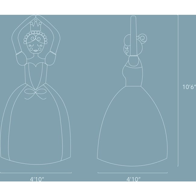 Ballerina Inflatable - Outdoor Decor - 4