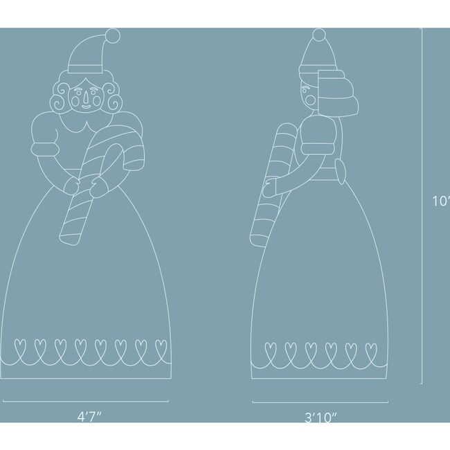 Mrs. Claus Inflatable - Outdoor Decor - 4