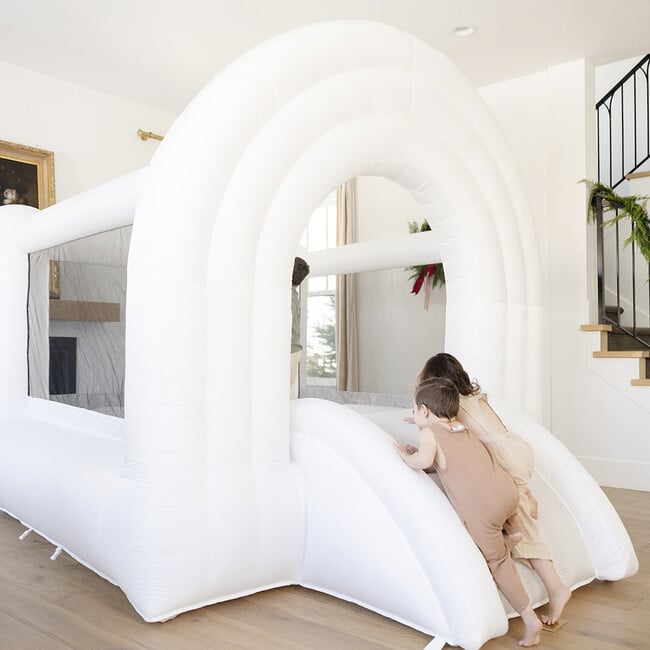 Rainbow Bounce House, 8x8 Neutral - Playhouses - 3