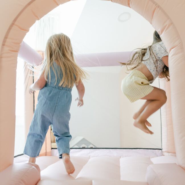 Rainbow Bounce House, 6x6 Pink