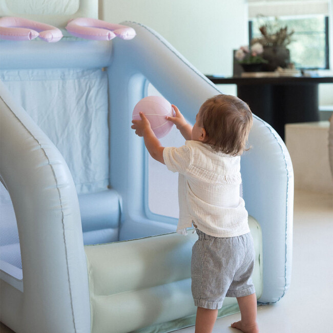 Mini Dual Shot Seafoam Infaltable Basketball