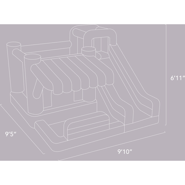 Market Splash Bounce House, - Playhouses - 10