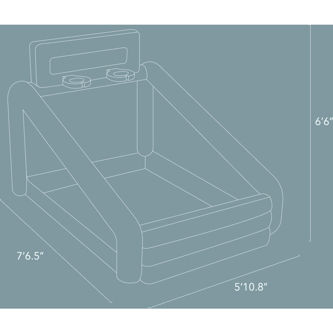 Dual Shot Infaltable Basketball - Outdoor Games - 8