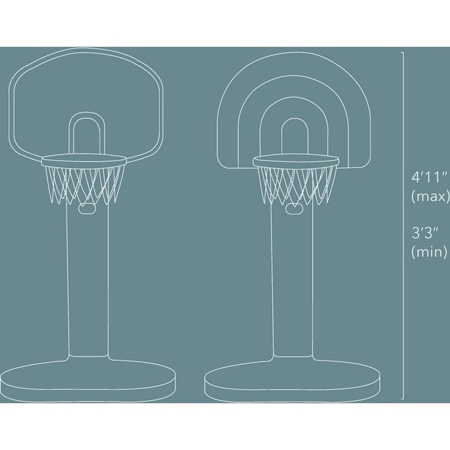 Basketball Hoop, Traditional Blue Floral - Games - 3