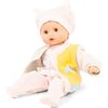 Muffin Baby 13" Baby Doll with Sleepy Brown Eyes and Colorful Clothes - Dolls - 2 - thumbnail