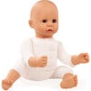 Cookie 19" Soft Baby Doll in Grey Outfit with Blue Sleeping Eyes - Can Wear Newborn Clothing - Dolls - 4 - thumbnail