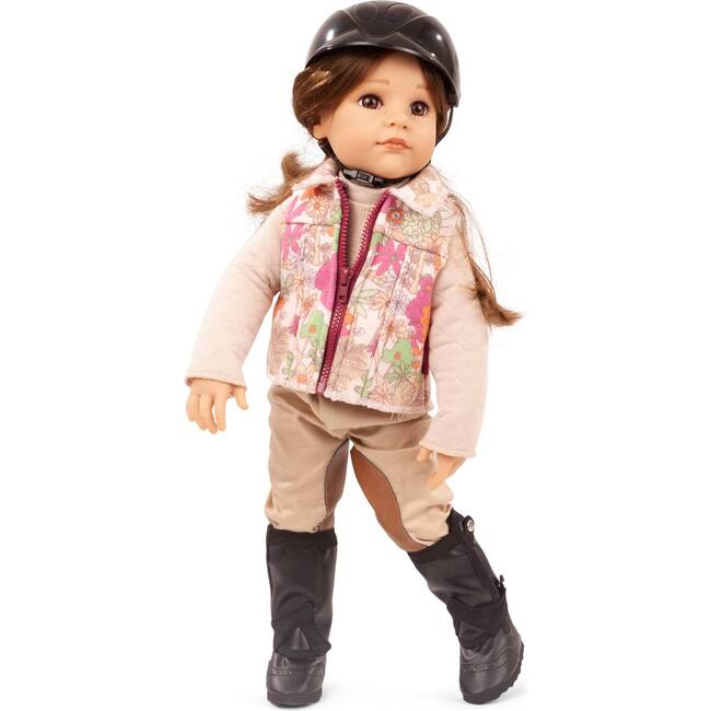 Hannah Loves Horseback RIding 19.5" Multi-Jointed Standing Doll Playset - Dolls - 4