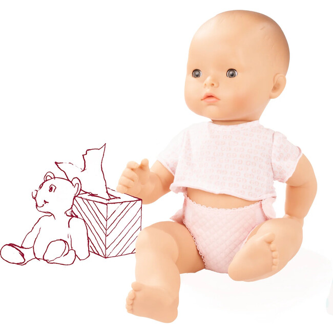 Gotz Maxy Aquini 16.5" All Vinyl Bath Baby Doll